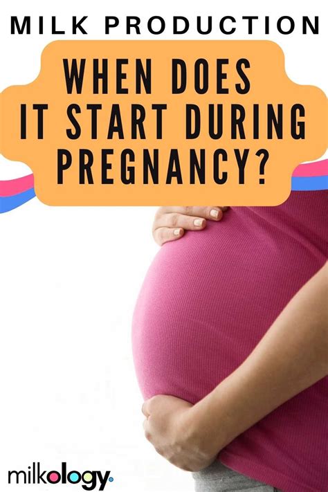 It is common for women to start leaking milk about 14 weeks into pregnancy; however, some women may experience leaking sooner, while others never leak at all. . When does milk production start during pregnancy